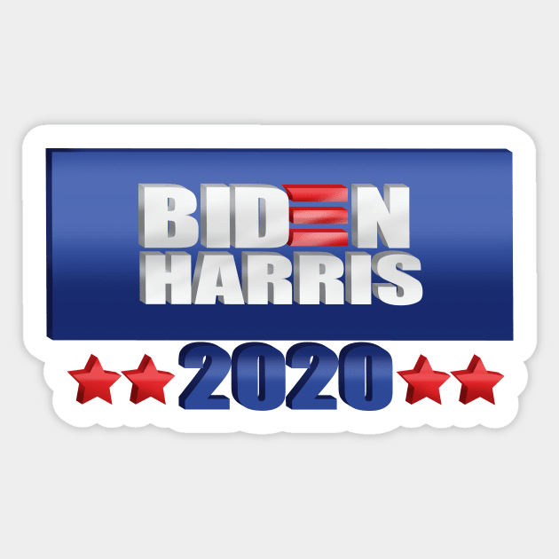 Biden Harris 2020 Sticker by YasudaArt